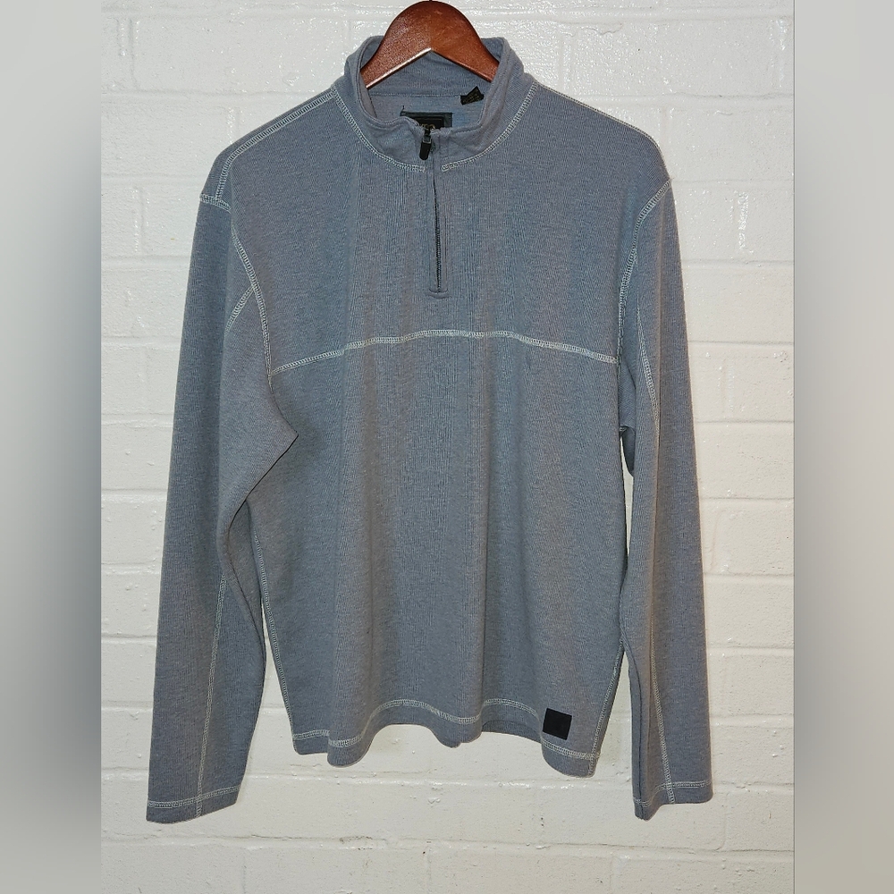 VTG Gray Quarter-Zip Pullover